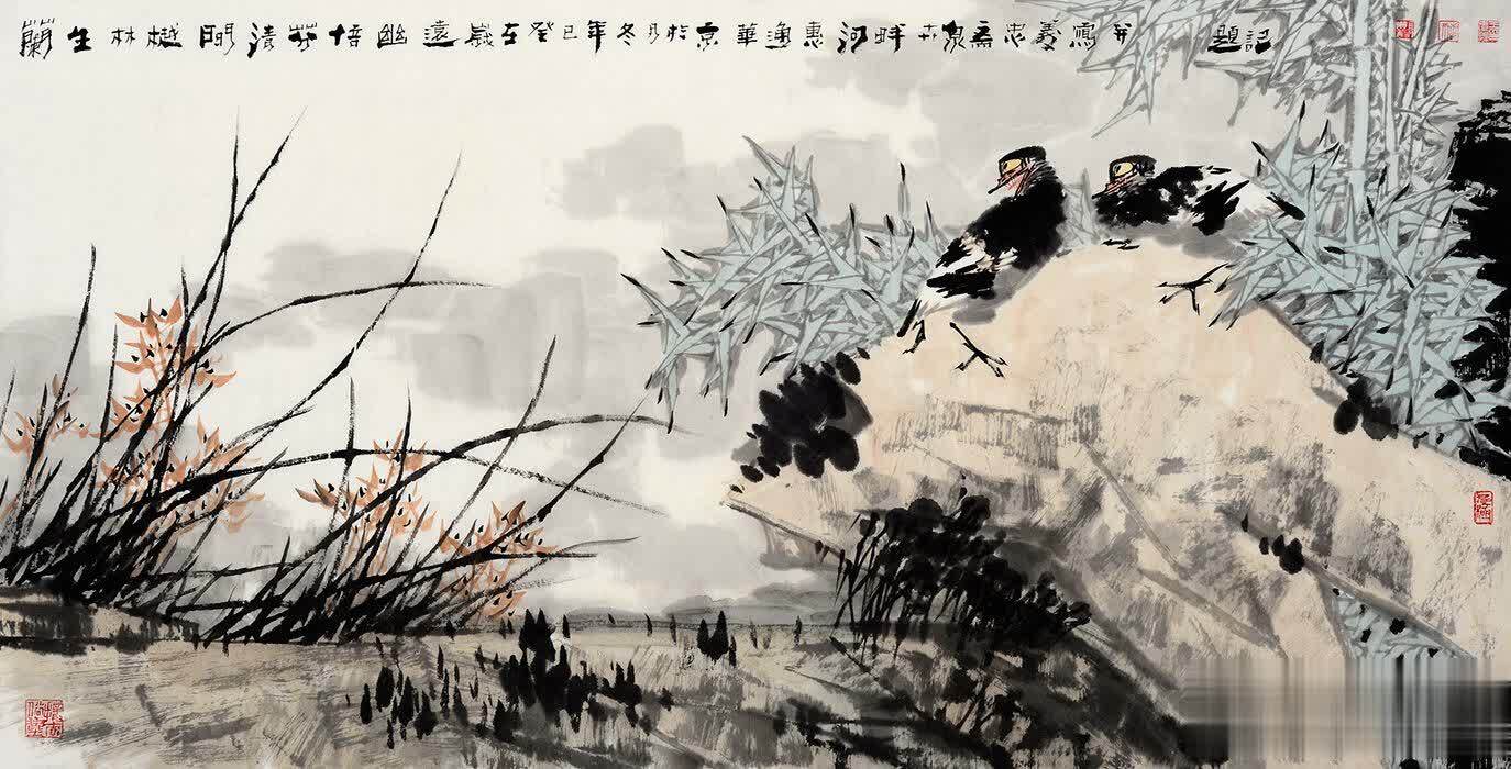 中美协画家王忠义作品赏析:兰生林樾间