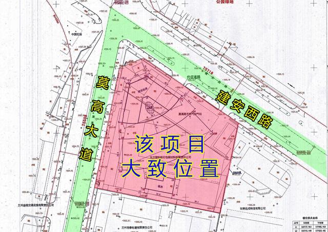 兰州安宁区将新建一个加气站,平面图已公示