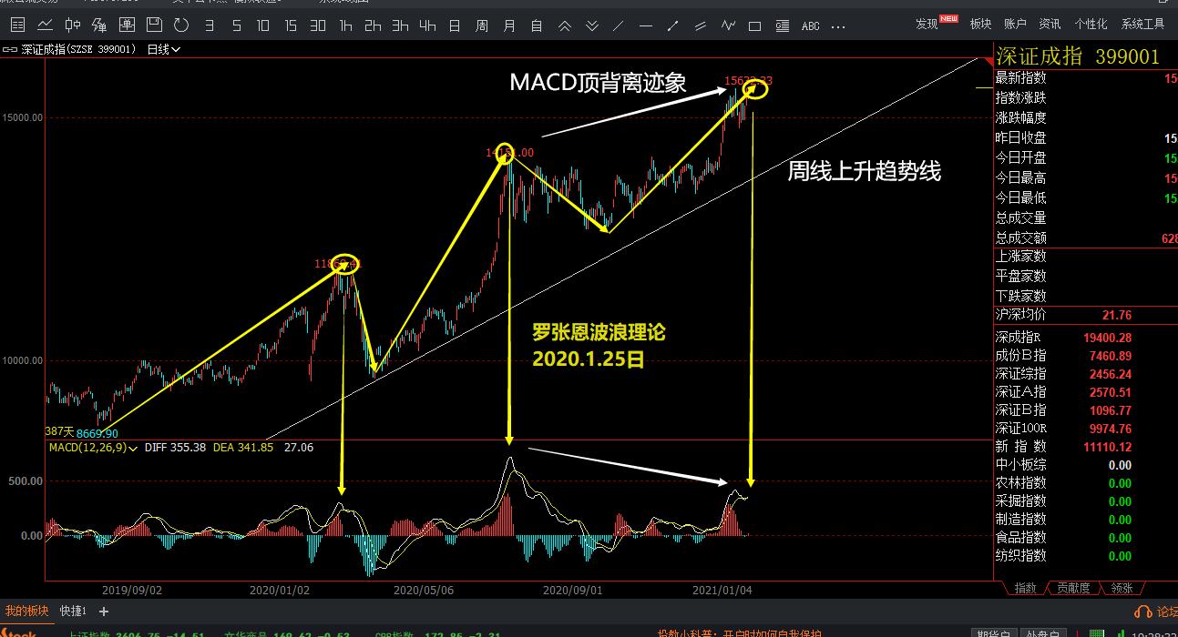 波浪理论图解macd指标背离战法个股分析神器