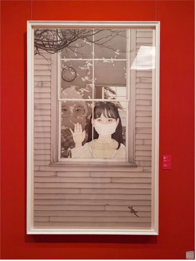 《窗边》在中国美术馆“典藏精品特展（第三期）”中展出
