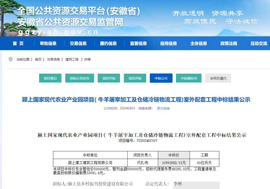 招投标双方系“兄弟” 颍上陷“明招暗定”疑云_中金在线财经号