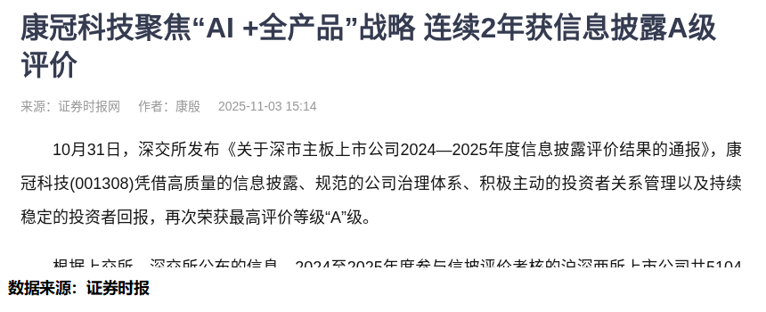康冠科技获奖