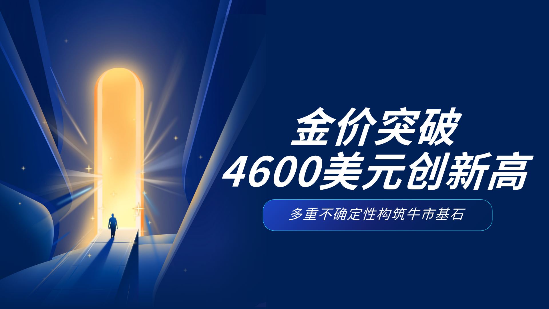 金价突破4600美元创新高！多重不确定性构筑牛市基石_中金在线财经号
