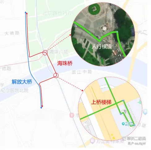 注意！广州解放大桥将于4月11日0时起全封闭维修施工，绕行攻略请收好！(图8)