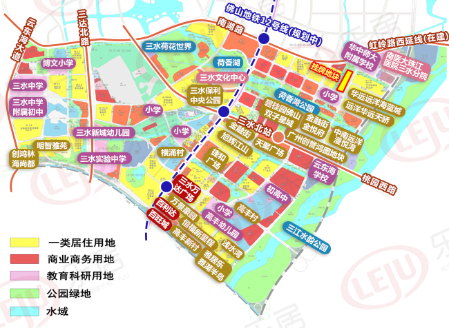 启动区规划图6969此外,区域规划佛山地铁12号线途经,设有3个站点