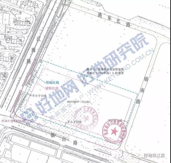 A地块红线图