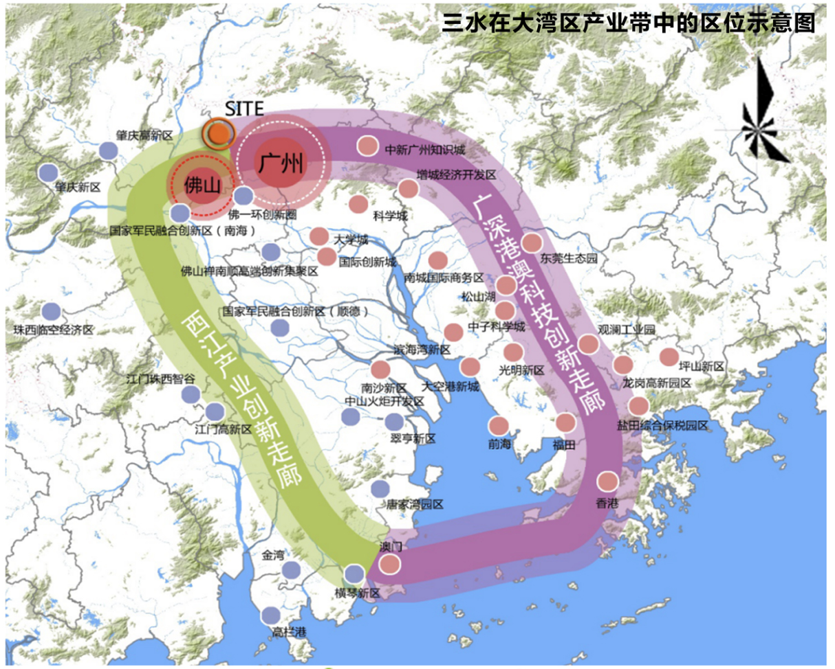 在大湾区的定位