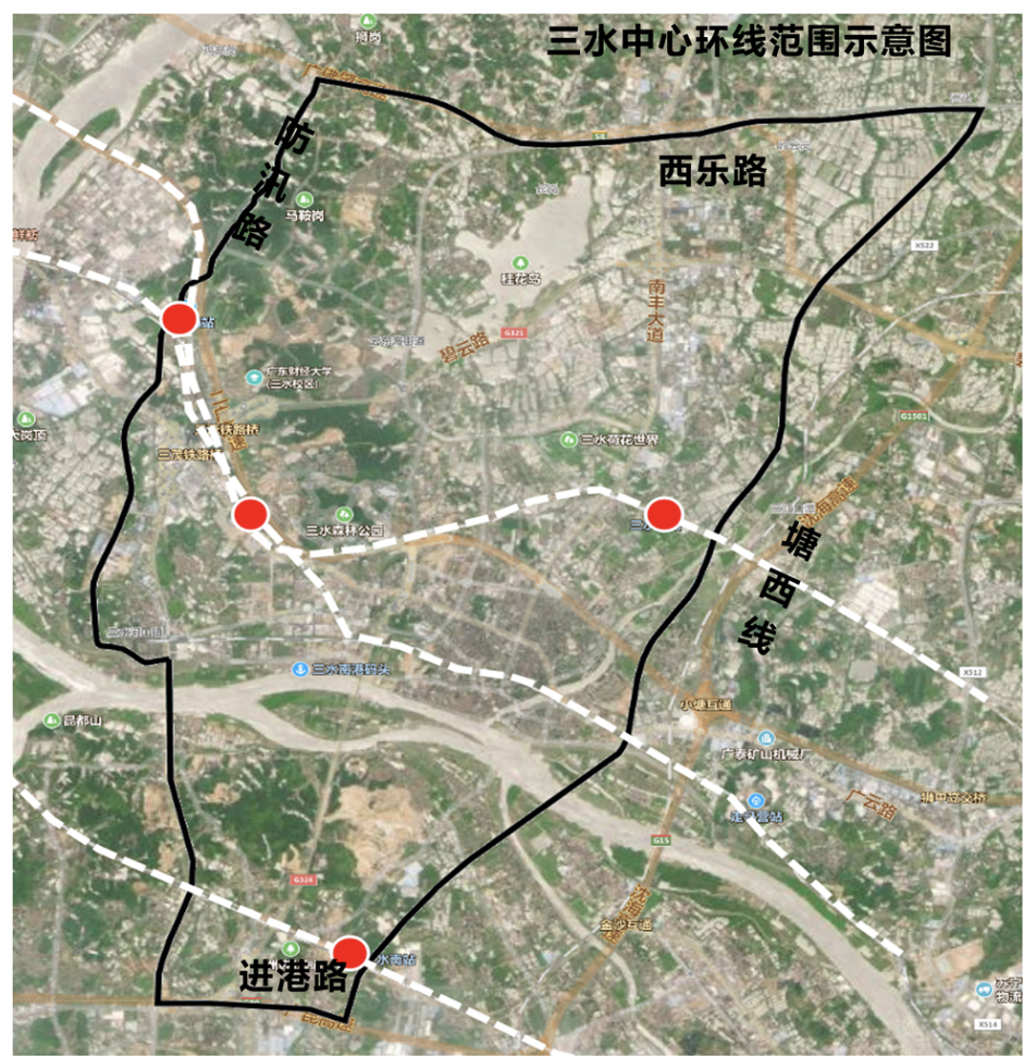 中心环线示意图