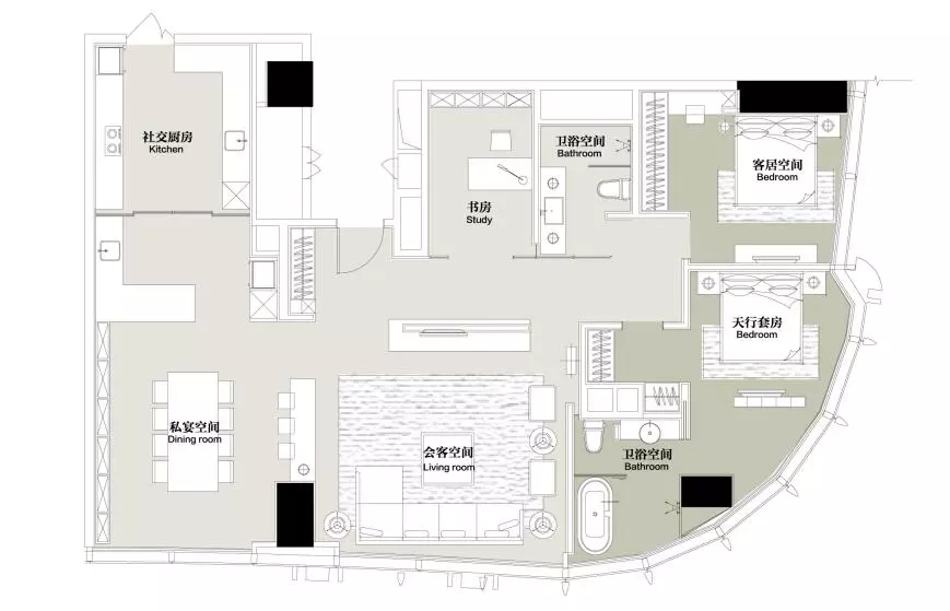 天行.260平米