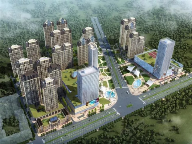 兰州金城中心(东地块)建筑工程设计方案总平面图公示