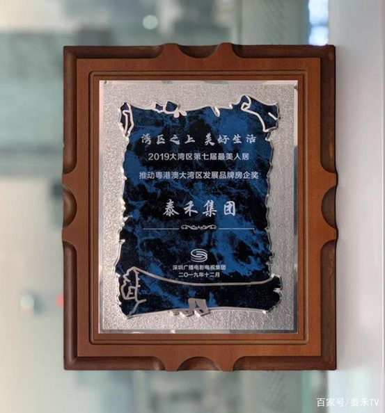 泰禾集团荣膺“推动粤港澳大湾区发展品牌房企奖”