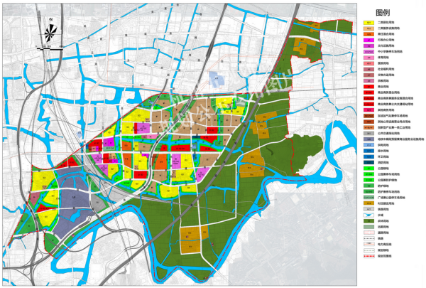 区域规划用地图(来源:杭州市规划和自然资源局)
