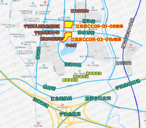 土拍快讯江北开投以楼面价4800元㎡竞得慈城新城临湖地块