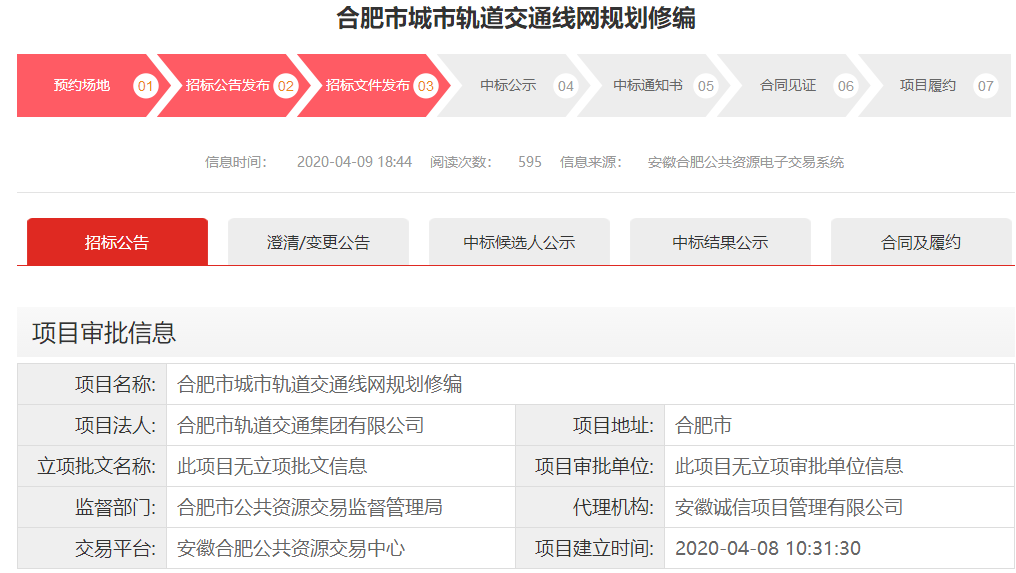 合肥市城市轨道交通线网规划