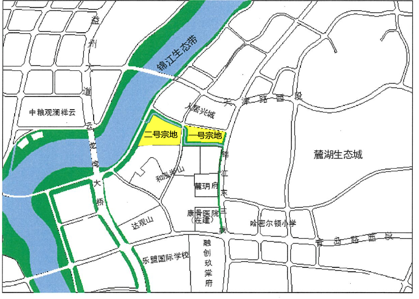 最高起拍楼面价10781元/㎡ 锦江生态带2宗宅地6月10日