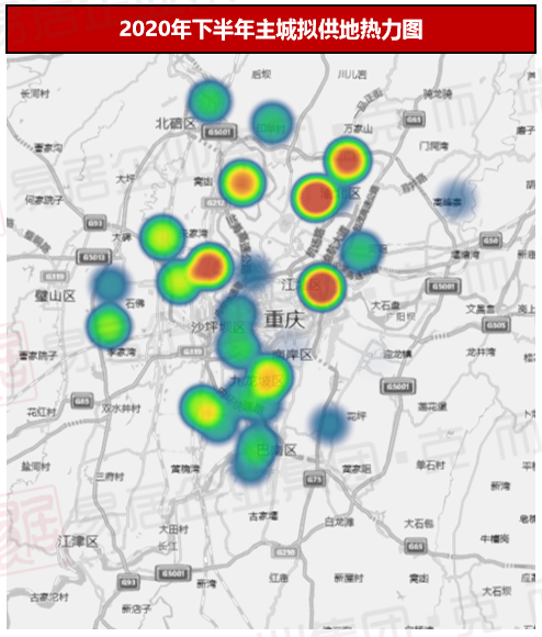 2020年中大重庆土地市场盘点 房企增储排行榜重磅发布