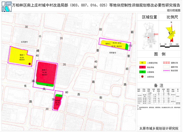 太原万柏林区南上庄城中村改造规划出炉总规划面积达2001公顷