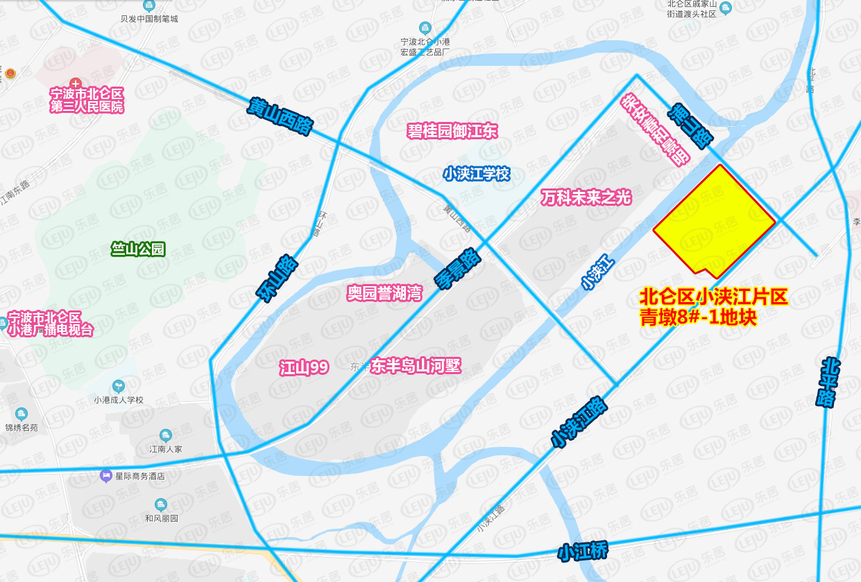 土拍快讯荣安竞得北仑小港街道宅地成交楼面价约12876元㎡