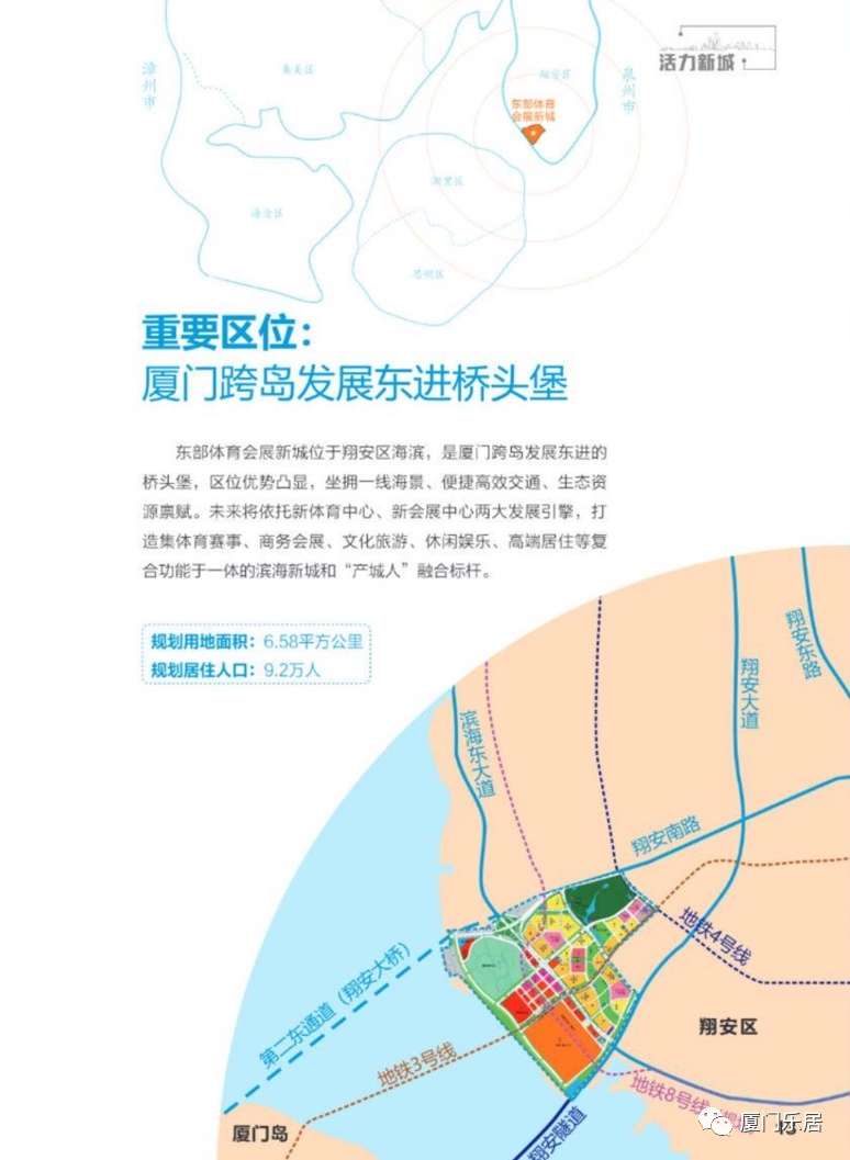 厦门东部体育会展新城即将引爆 16块宅地来袭.