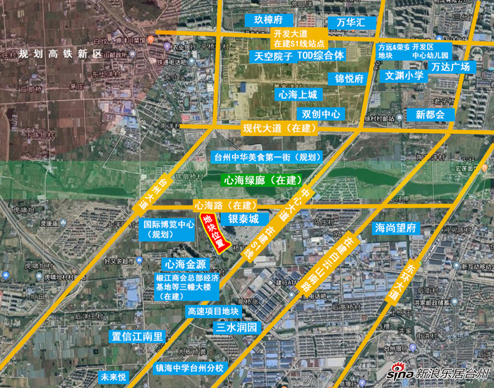 椒江心海文化旅游投资6750万竞得椒江区洪家街道中心大道以西地块