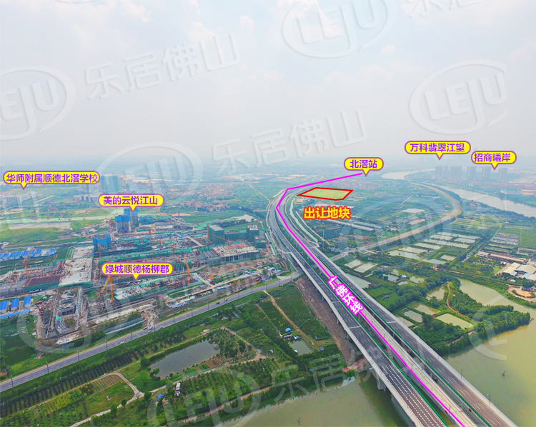 地块位置航拍图（摄于2020年）