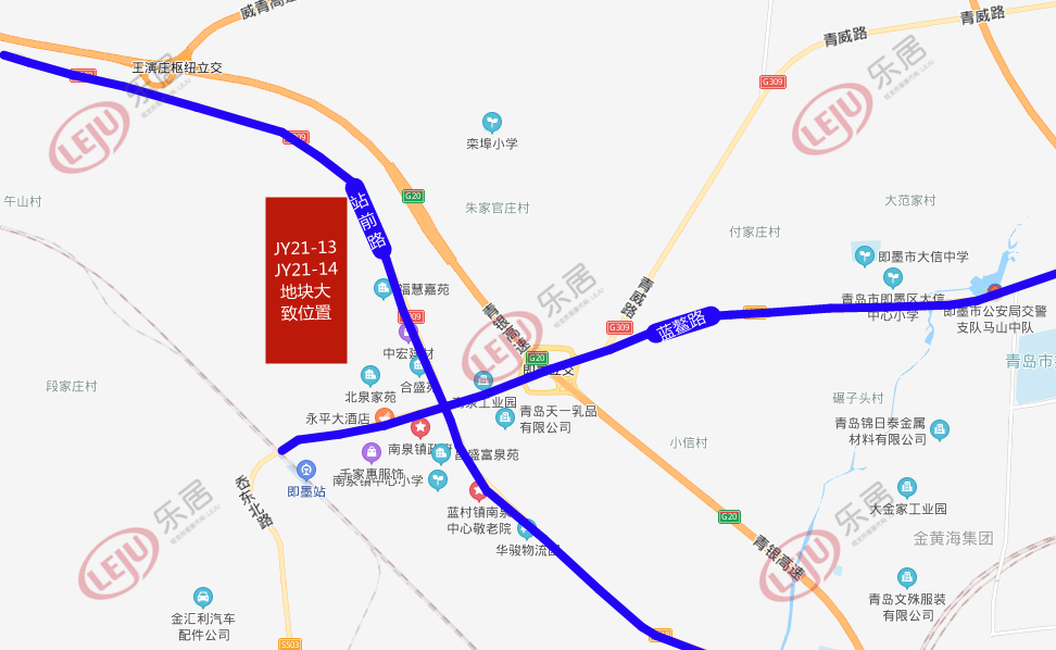 地块大致位置