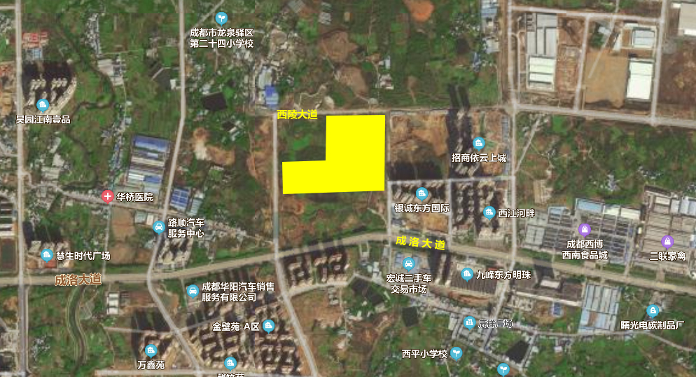 龙泉西河约103亩住宅用地
