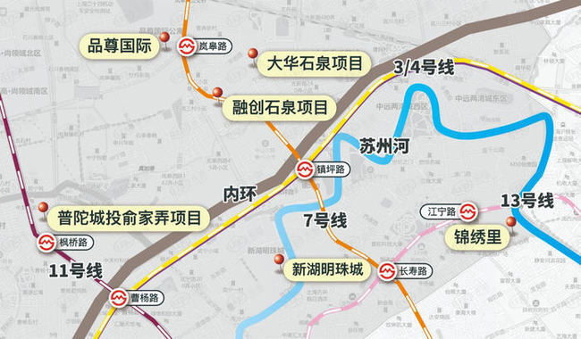 均价10.16万/平 普陀内中环纯新盘苏河望实测_中金在线财经号