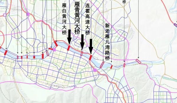 城市配套雁青黄河大桥进度更新了