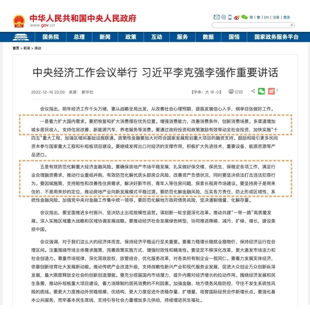 阵地丨重大利好,2023年房地产市场定了!_中金在线财经号