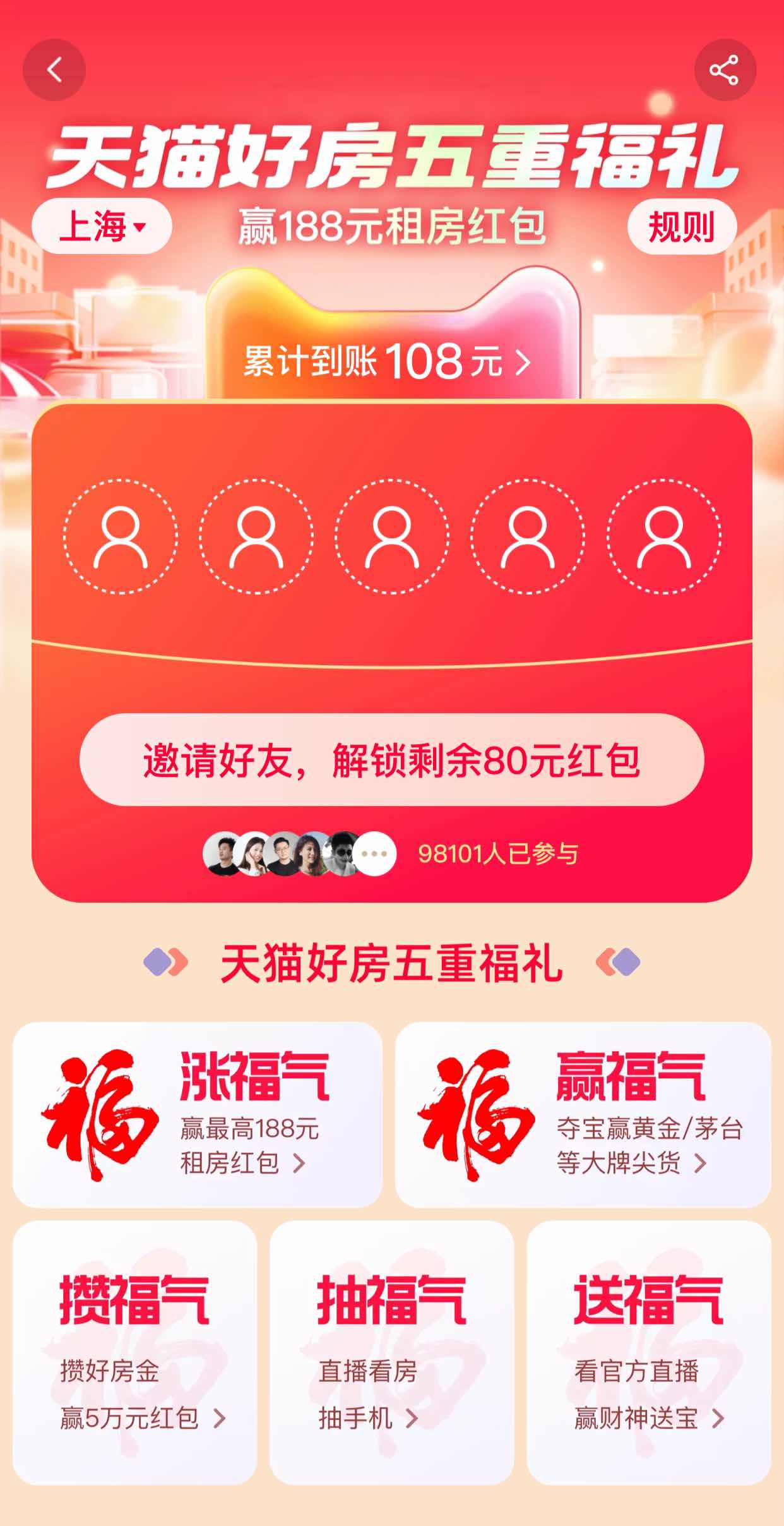 天猫好房如何借力支付宝五福流量，掀起房地产行业营销巨浪？_中金在线财经号