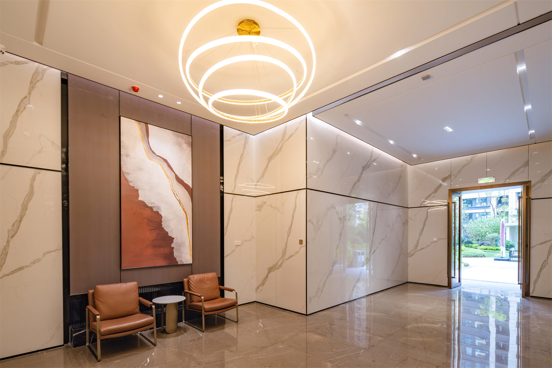 招商蛇口·公园大道入户大堂实拍/乐居陈述峰