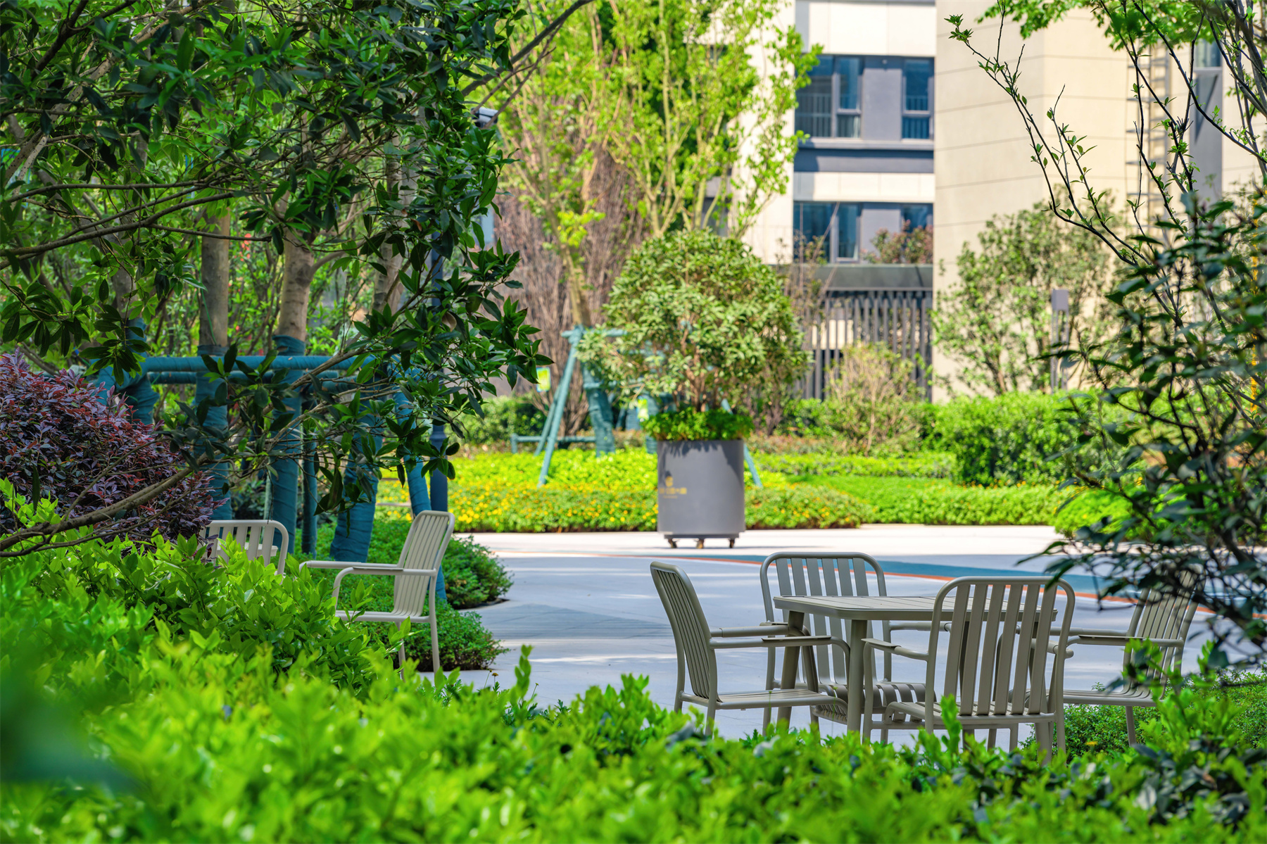 招商蛇口·公园大道园林景观实拍/乐居陈述峰