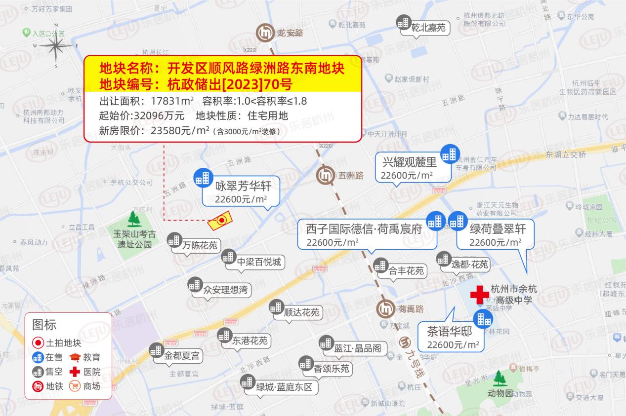 6月9日竞拍!钱二解锁“3”字头限价!“万人摇”板块上新!杭州5宗宅地实景航拍提前看_中金在线财经号