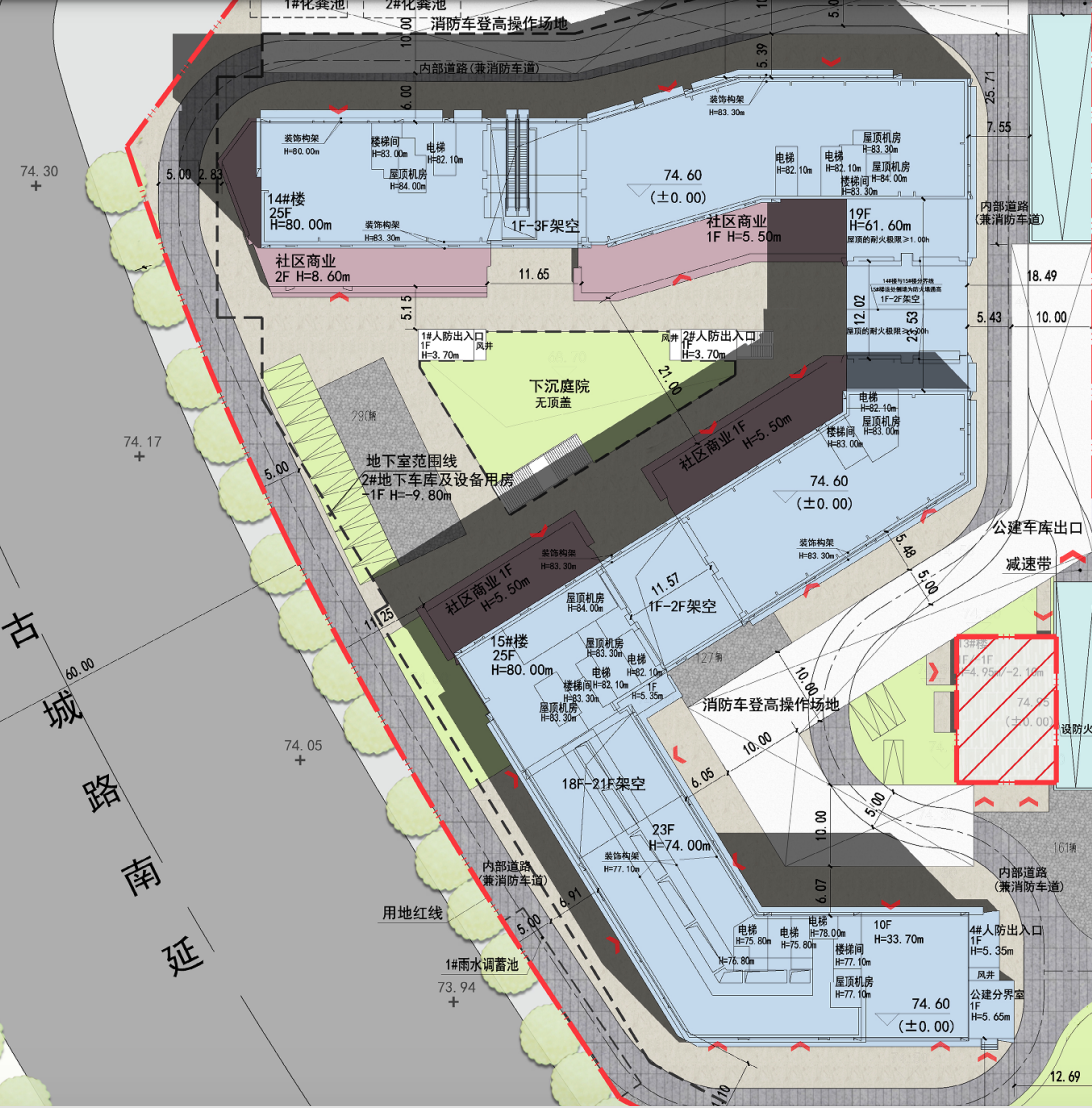 中海长安玖章配建项目反馈,1万方社区商业、连通下沉庭院_中金在线财经号
