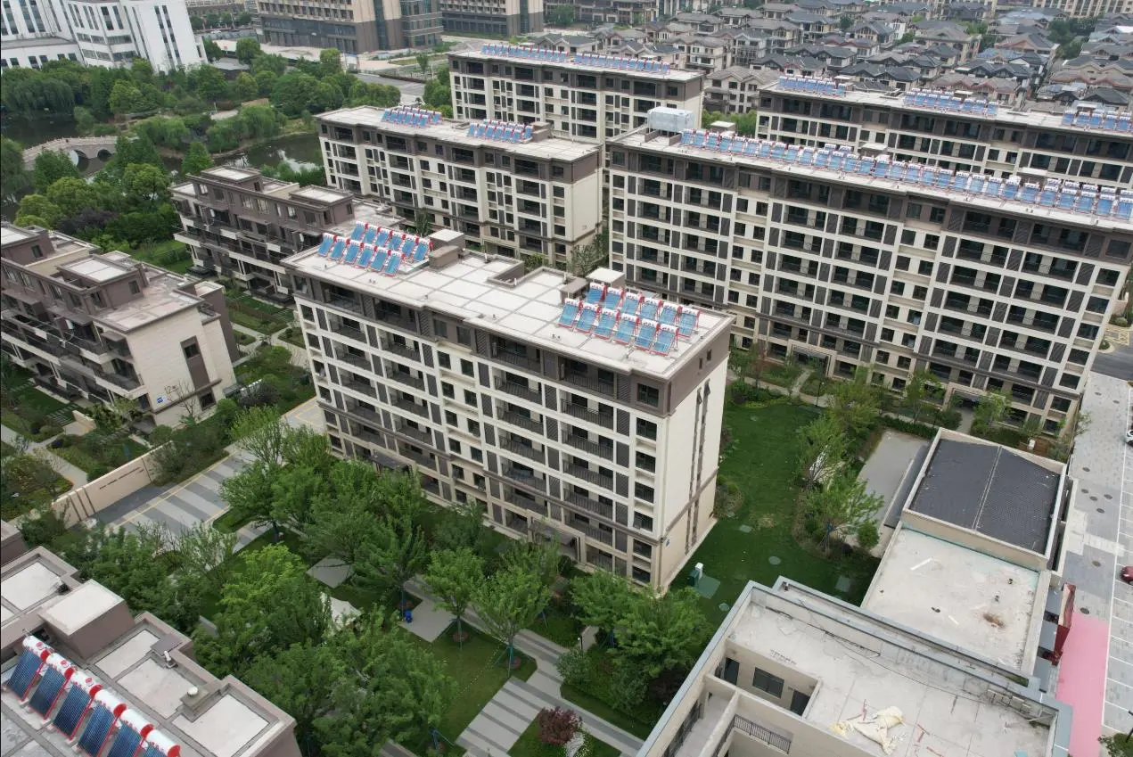 小区绿化实景图
