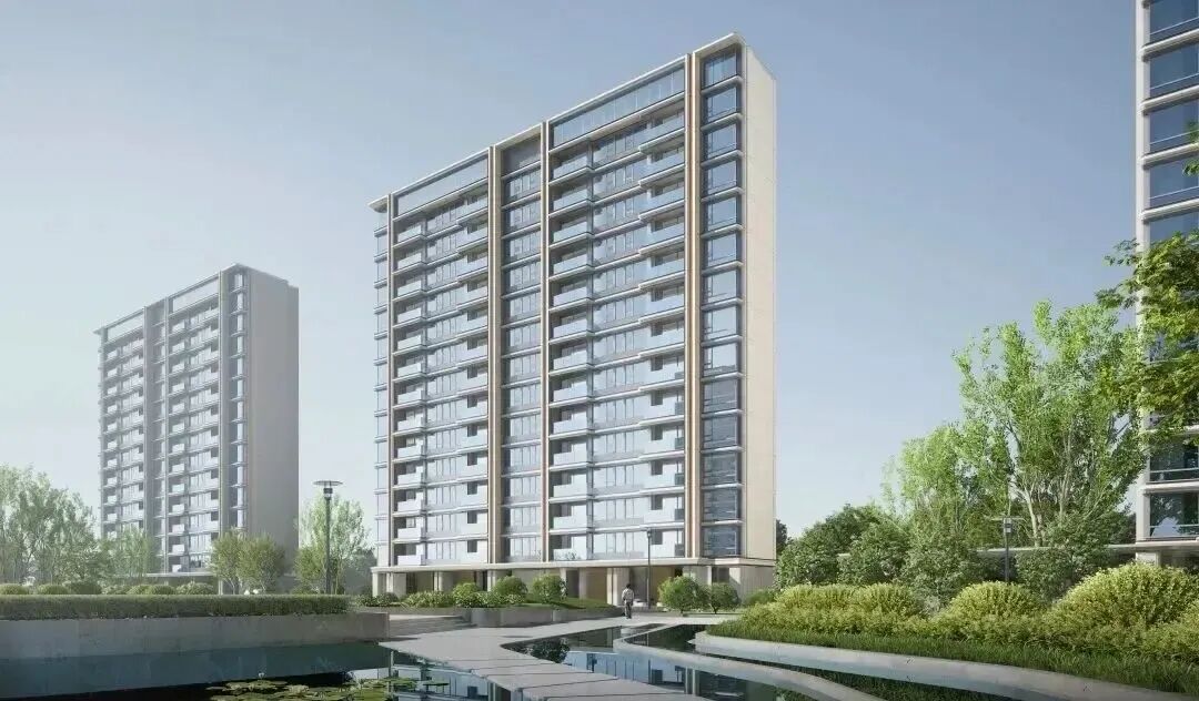 项目效果图：现代极简建筑风格