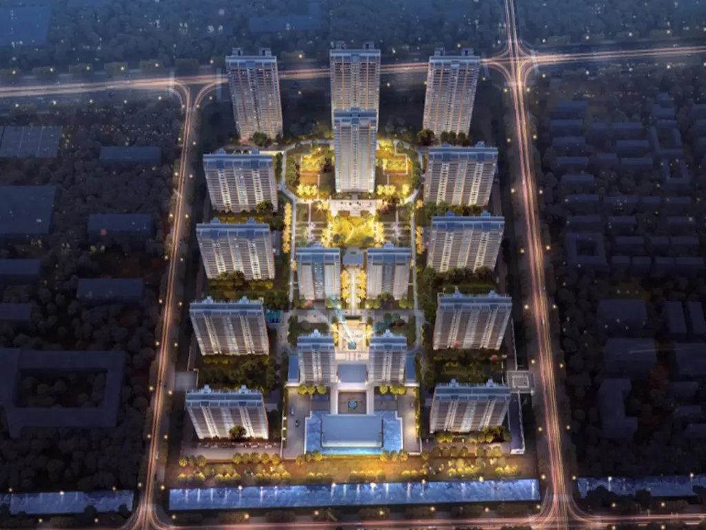 项目总平面图展示低密布局