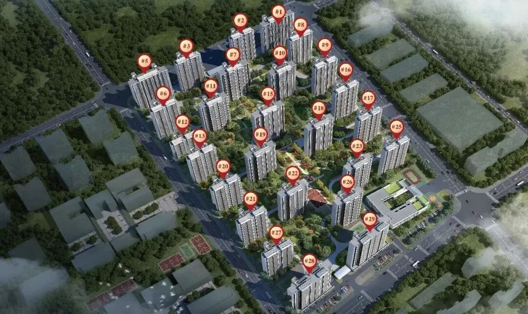 中国中铁·诺德澜湾鸟瞰效果图