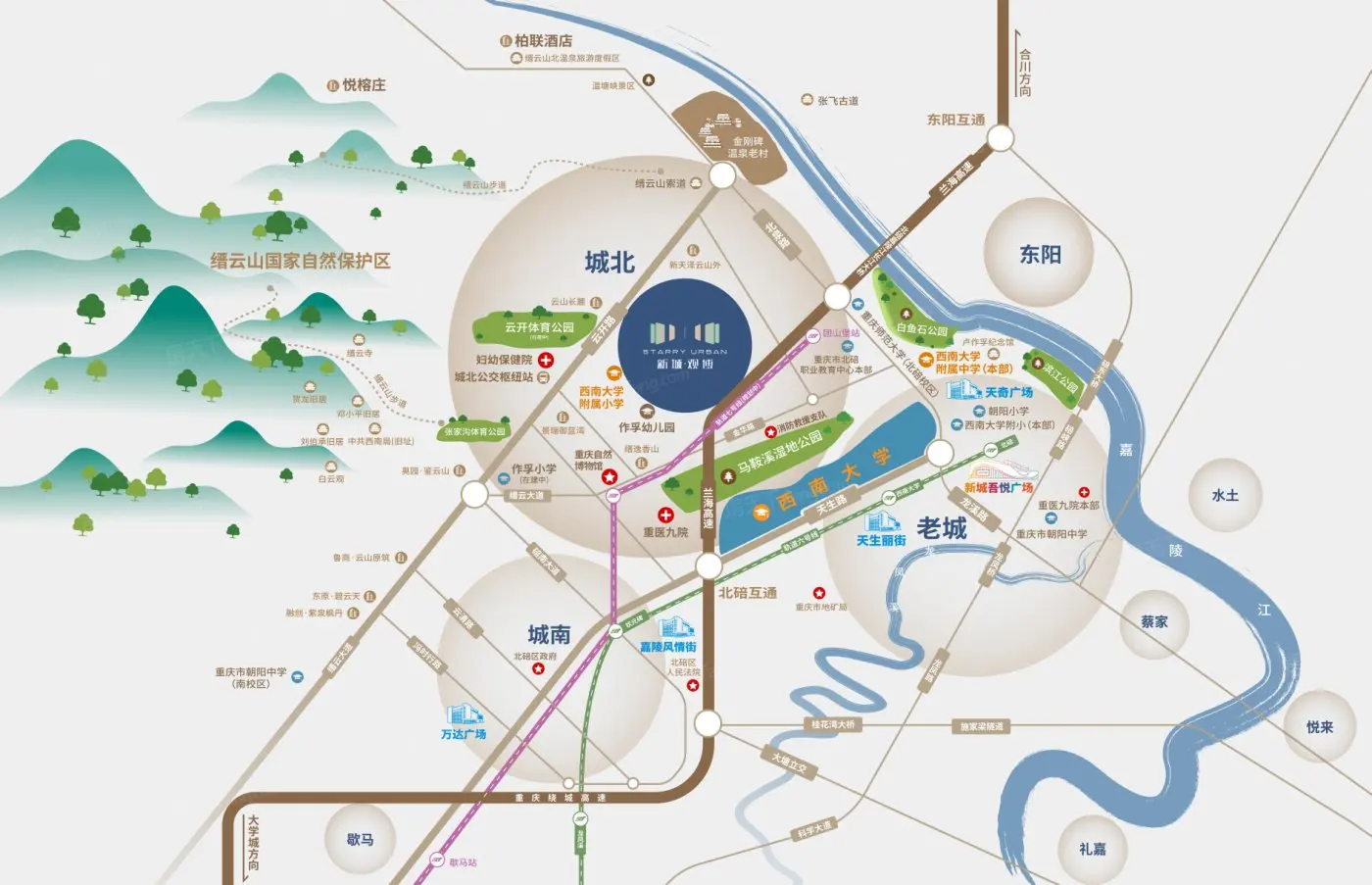 区位图