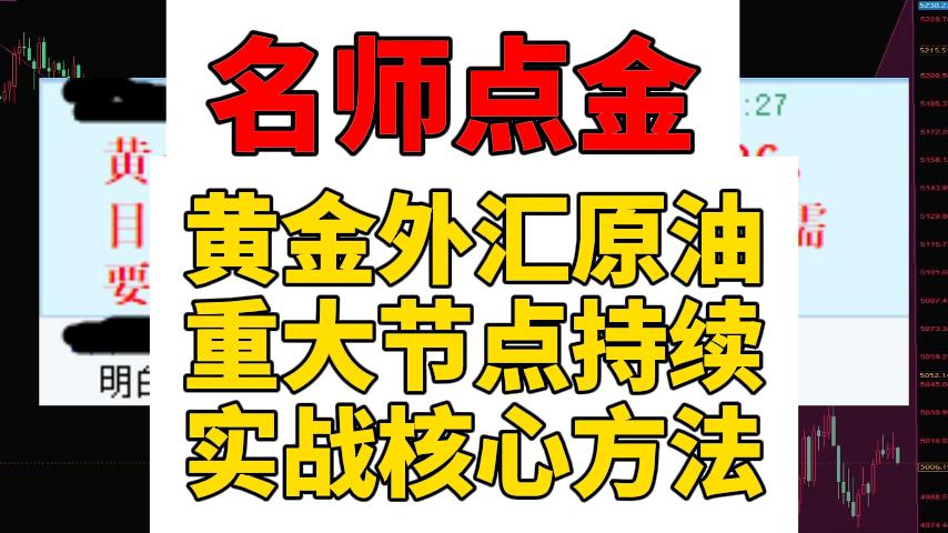 【名师点金】黄金结构变盘,本周数个节点