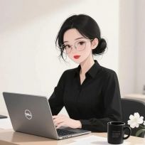 康姑娘执笔画金