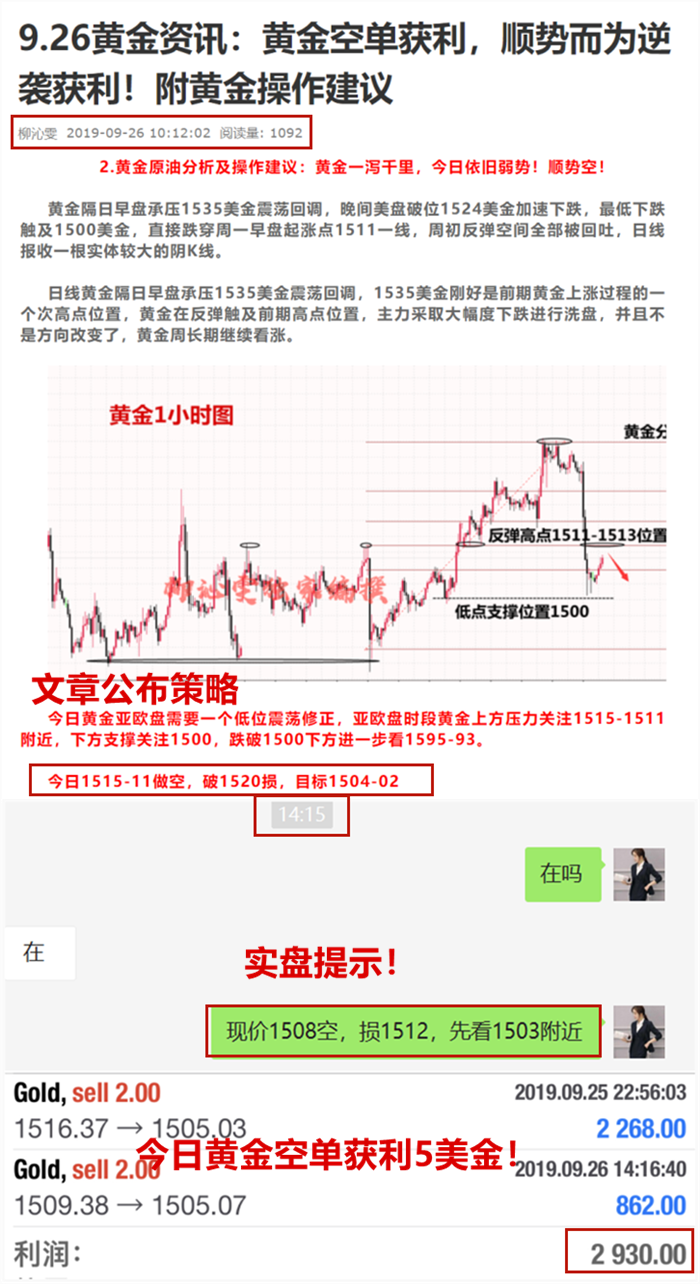 9.27黄金资讯：收官之战在即，喜迎国庆！附黄金操作建议793 / author:Liu Qinwen / PostsID:1487183