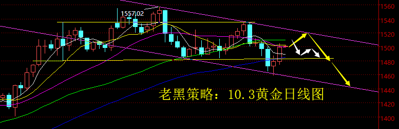 老黑策略：10.3黄金分析策略