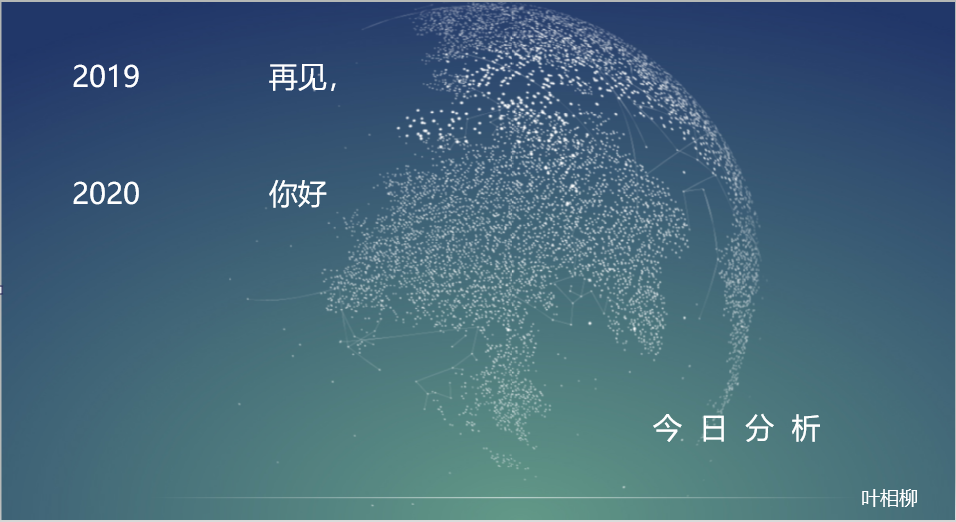 叶相柳：2019再见，2020你好。99 / author:叶相柳 / PostsID:1530090