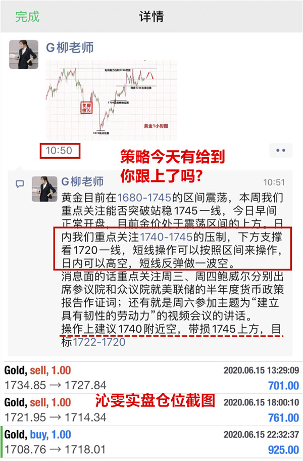 Liu Qinwen6.16黄金或将创下新高！黄金操作建议及分析507 / author:Liu Qinwen / PostsID:1562658