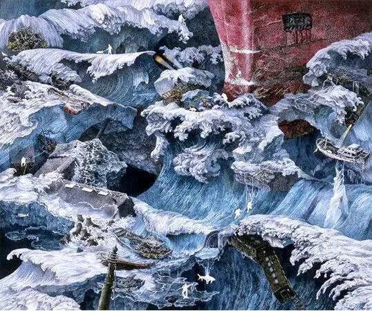 超现实主义钢笔画大魔头池田学