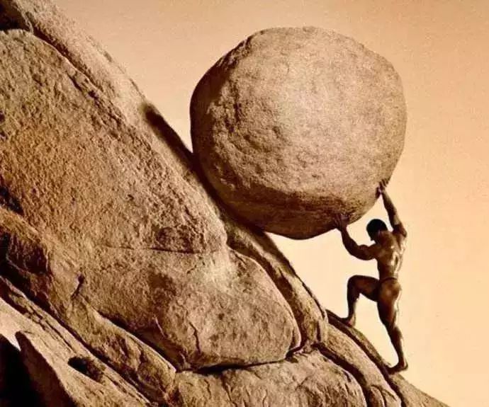 西西弗斯的伟大就在于他最终找到了一个方法,就是他相信命运就是让他