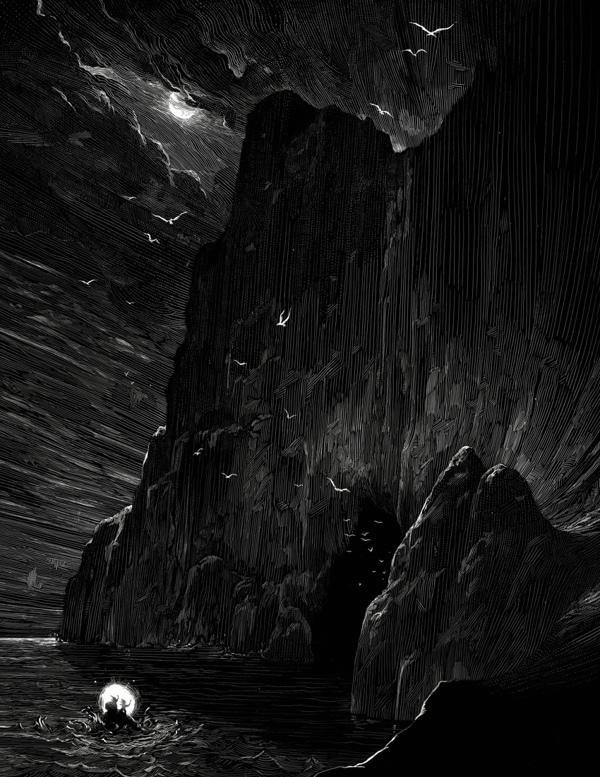 细致入微的黑白世界nicolasdelort钢笔画欣赏