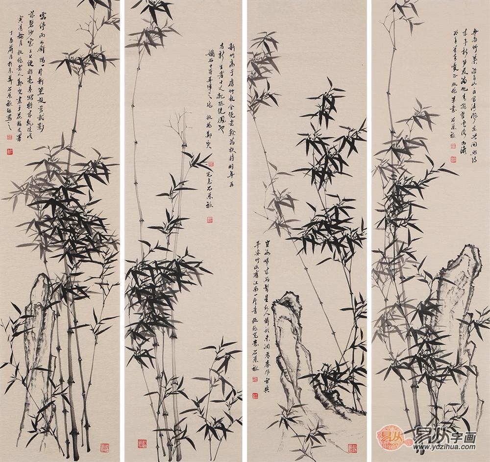 最有名的竹子中国画图片